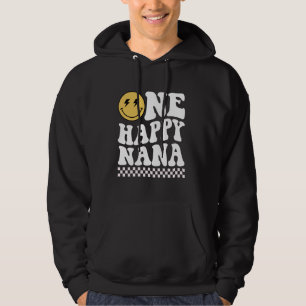 En Lycklig-kille Nana 1:a födelsedagsmatchning Hoodie