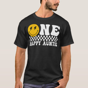 En Lycklig-kompis Auntie 1:a födelsedagsmatchninge T Shirt