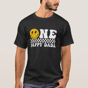 En Lycklig-kompis Dada 1:a födelsedagsmatchning T Shirt