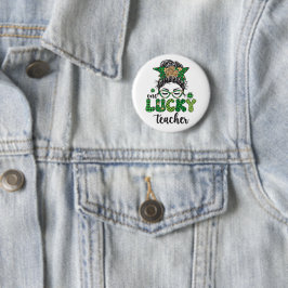 En lycklig lärare - St. Patrick's Day Knapp