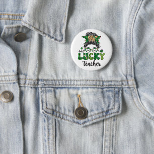 En lycklig lärare - St. Patrick's Day Knapp