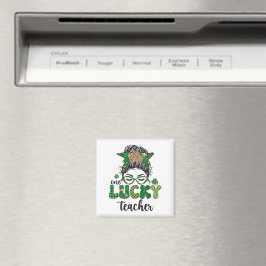 En lycklig lärare - St. Patrick's Day Magnet