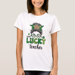 En lycklig lärare - St. Patrick's Day T Shirt