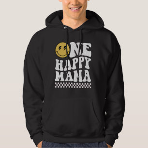 En Lycklig-Mamma-1:a födelsedagsmatchning Hoodie