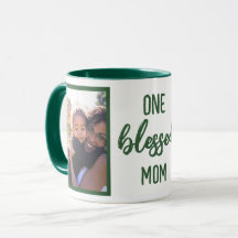 En lycklig mamma | Anpassad modern morsdagsfoto