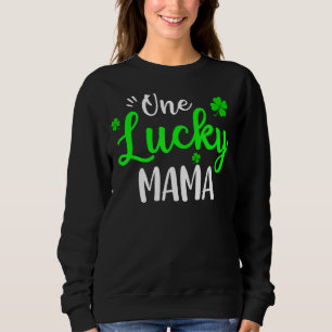 En lycklig mamma irländsk Shamrock St Patricks Day T Shirt