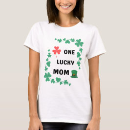 En lycklig mamma irländsk t shirt