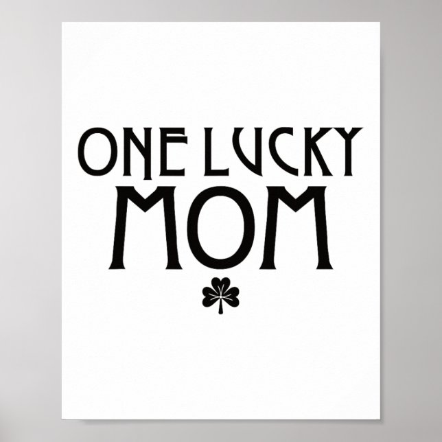 En lycklig mamma St Patricks Day  Poster (Framsidan)