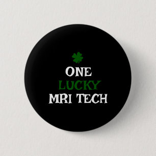 En lycklig Mri-tekniker St. Patrick's Day Rolig ir Knapp