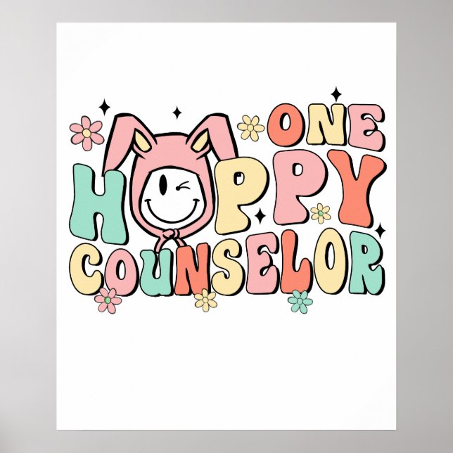 en lycklig rådgivare, retro, vintage poster (Framsidan)