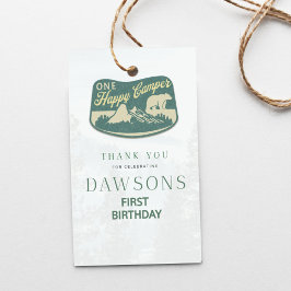 EN lycklig-videokamera, en första födelsedag, inbj Presentetikett