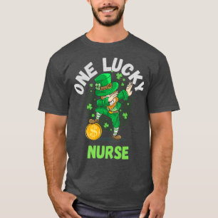 en lyckligt skötare, lustig t shirt