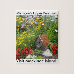 En Mackinac öblomsterträdgård Pussel