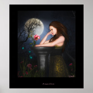 En magical blom poster