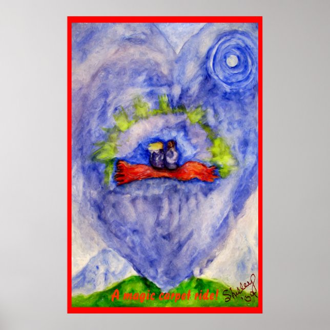 En magisk mattskjuts! poster (Framsidan)