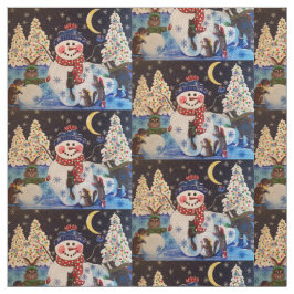 "En magisk natt i snö" Tyg