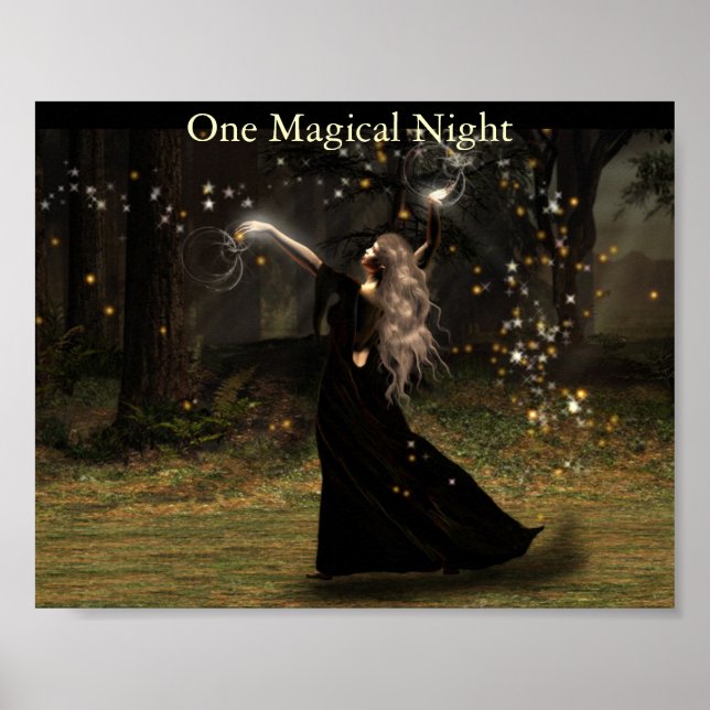 En magisk natt poster (Framsidan)