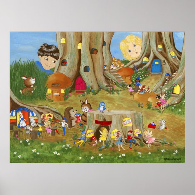 En magisk överraskning Poster (Framsidan)