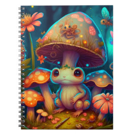 En magisk svampgroda anteckningsbok