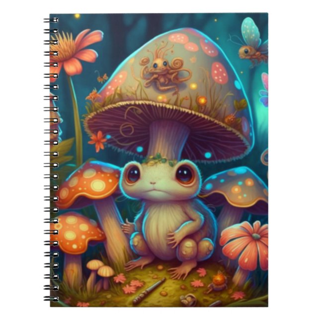 En magisk svampgroda anteckningsbok (Framsidan)