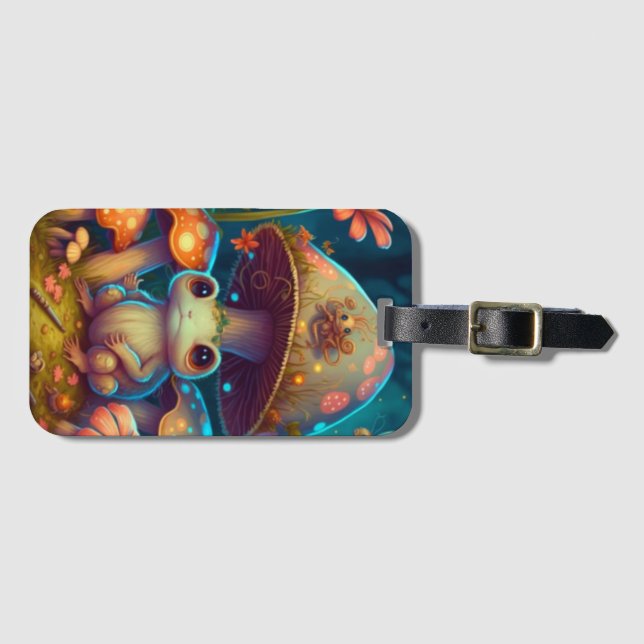 En magisk svampgroda bagagebricka (Framsida horisontal)