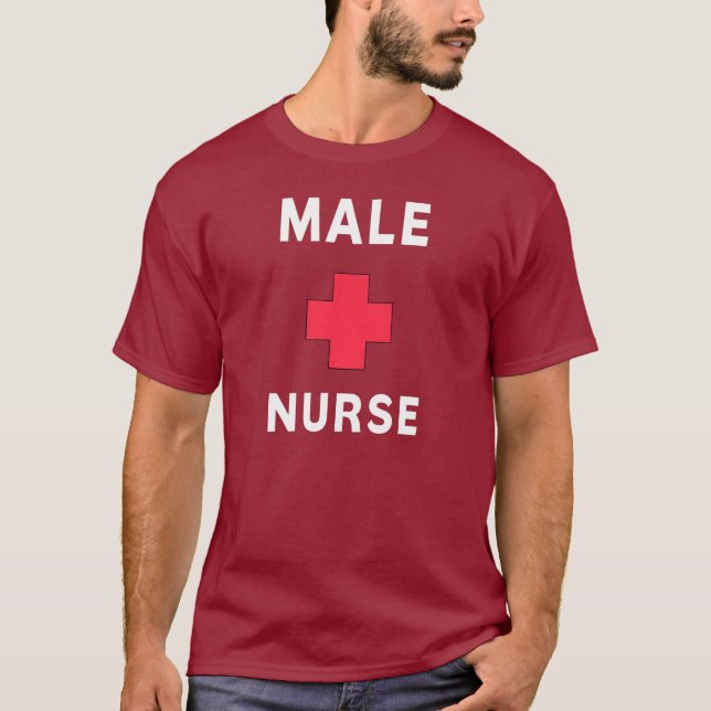 En Male sjuksköterska T-shirt (Framsida)