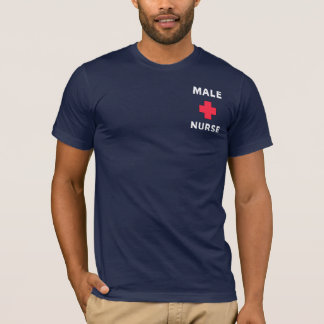 En Male sjuksköterska Tee Shirt