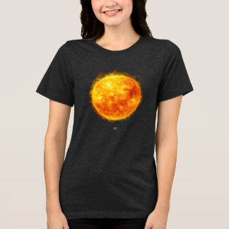 En målning av solen i rymden t shirt