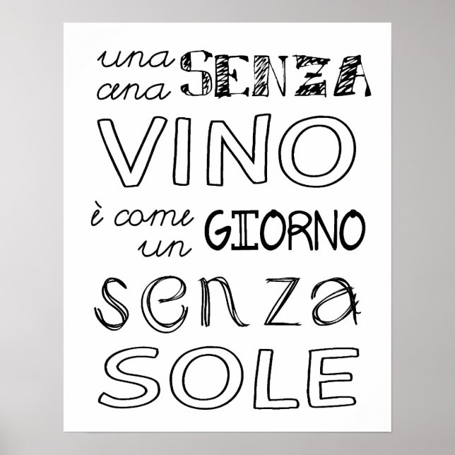 En måltid utan Vin... Poster (Framsidan)