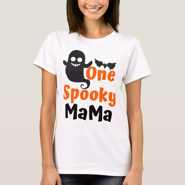 En Mamma, Halloween Women T-Shirt (Framsida)
