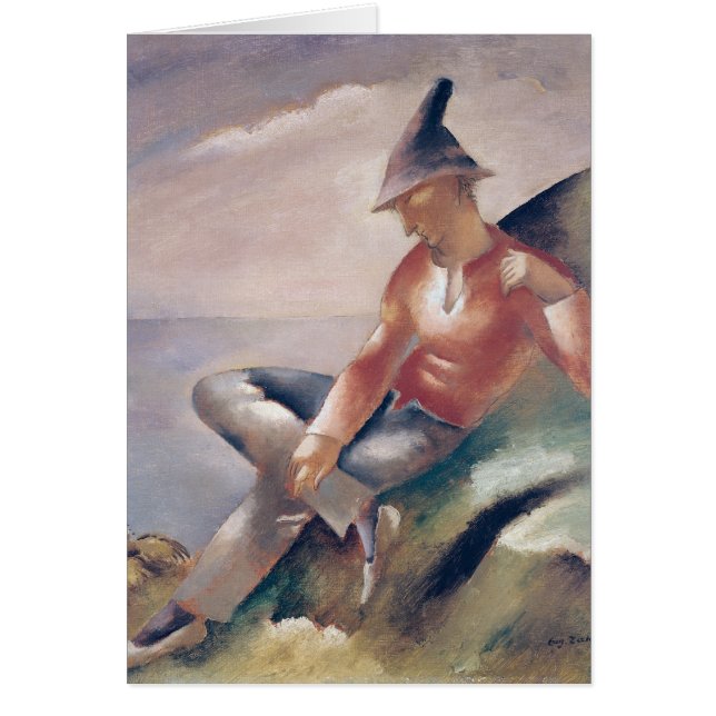 En man hälsningskort (Framsidan)