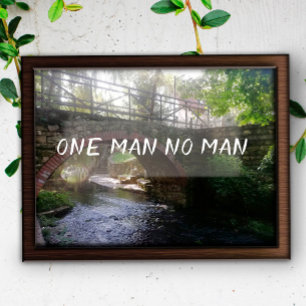 En man, ingen man, proverb bridge poster