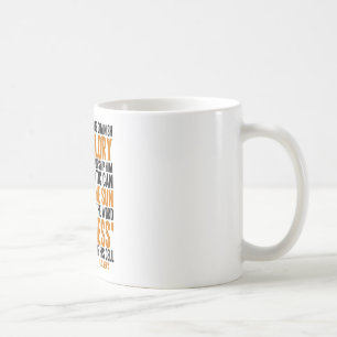 En man kan inte mer minska gud härlighet kaffemugg