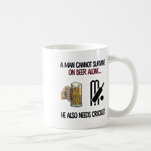 En man kan inte överleva på bara öl han behöver oc kaffemugg (Höger)