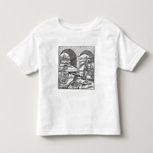 En man lastar en kanon tee shirt