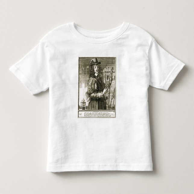 En man med raketer från "Recueil de fig" Tee Shirt (Framsida)