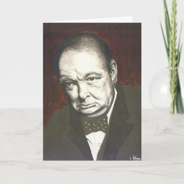 En man mot Tyrantstackkort Tack Kort (Framsida)