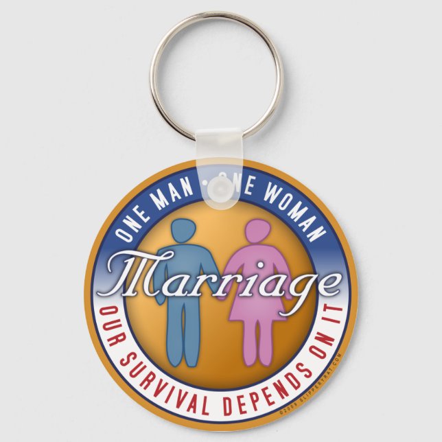 En man... One Woman Nyckelring (Framsida)