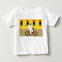 En man på en landsvägscykel i Columbia T Shirt
