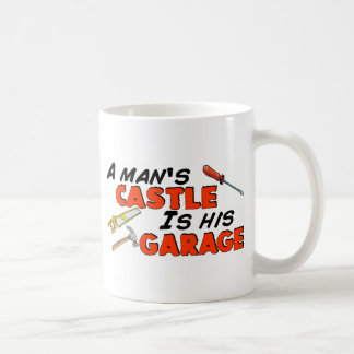 En man SLOTT är hans GARAGE Kaffemugg