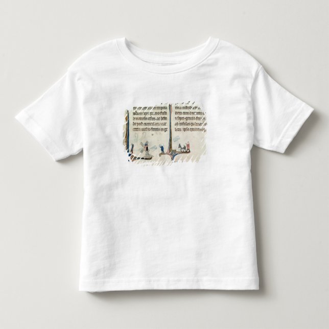 En man som kör sin Donkey med påsar av T Shirt (Framsida)