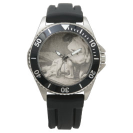 En man som lyfter en annan mans Ben Armbandsur