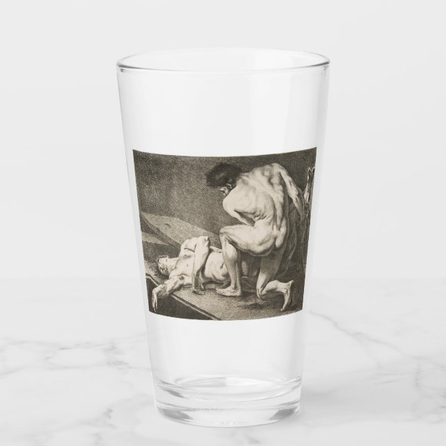 En man som lyfter en annan mans Ben Glaskopp (Framsida)