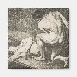 En man som lyfter en annan mans Ben Magnet