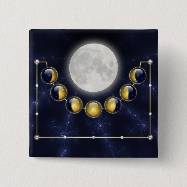 En månad i livet för Måne-knappen Knapp (Framsida)