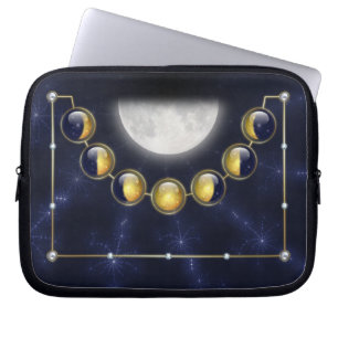 En månad i Måne Laptop sleeve
