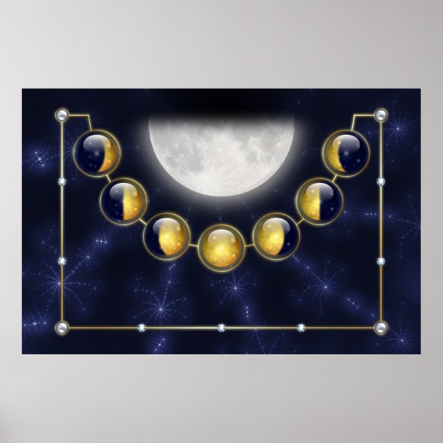 En månad i Måne-utskriftens livstid Poster (Framsidan)