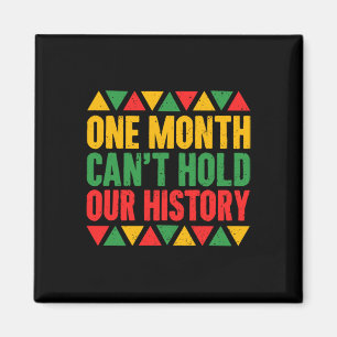 En månad kan inte hålla vår historia - Afrika Amer Magnet