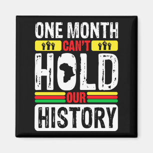 En Månad Kan Inte Hålla Vår Historia Afrikansk Sva Magnet