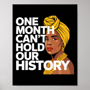 En månad kan inte hålla vår historia afrikansk sva poster